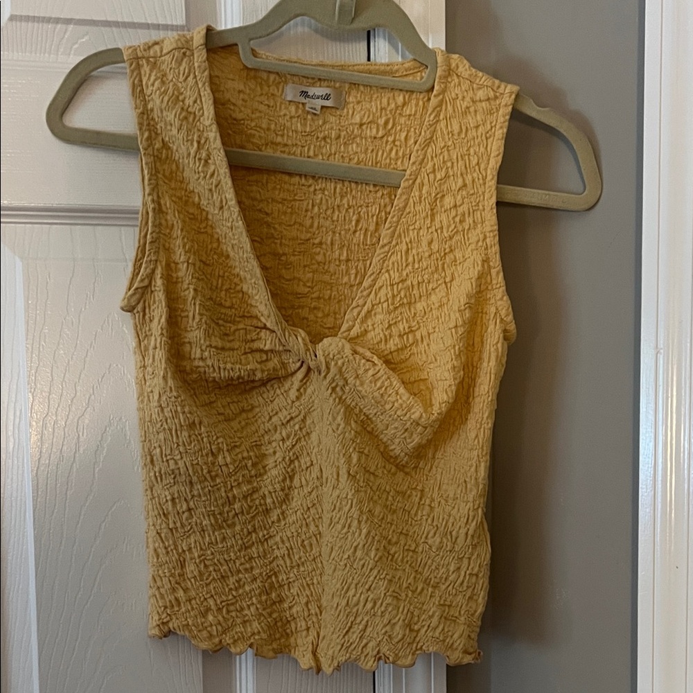 Madewell Textured Sleeveless Top